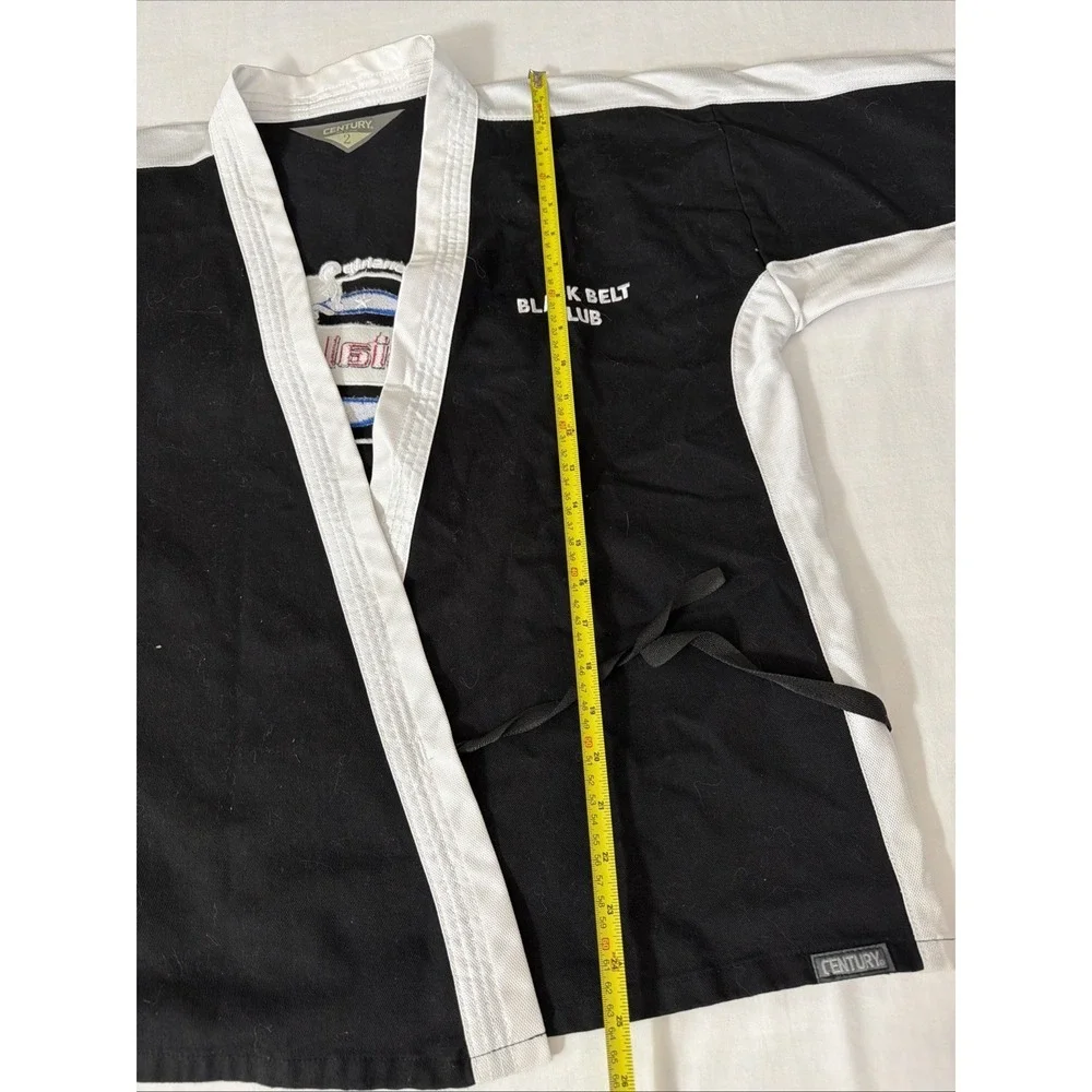CMA Black Belt Club Kids Gi Century Size 2 (10-12) Color Black Championship Shir